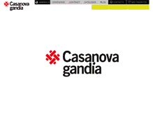 Tablet Screenshot of casanova-gandia.com
